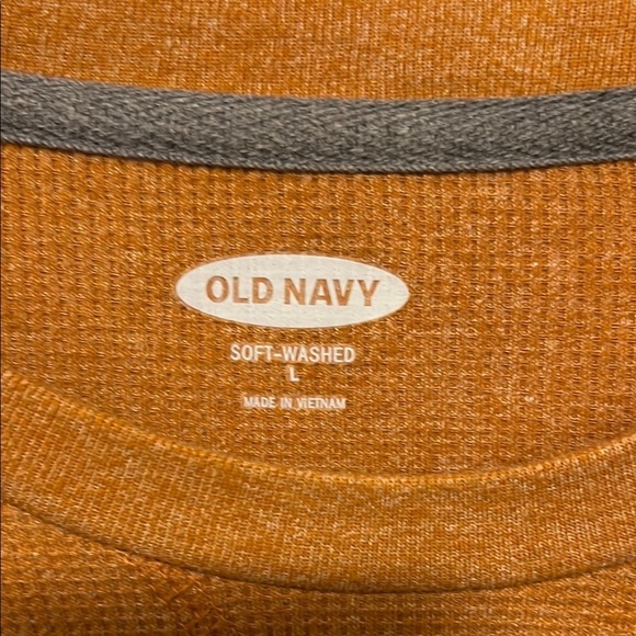 Men's Rust Long Sleeve Thermal Shirt Size Large - Picture 2 of 5